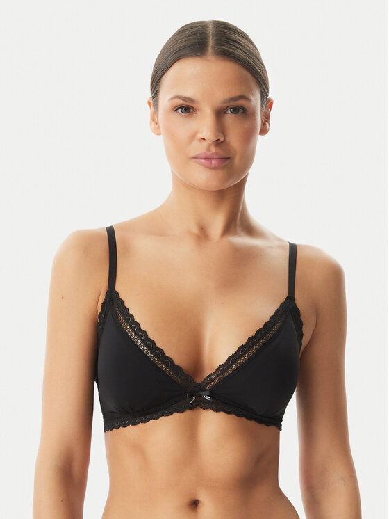 HUGO HUGO Bralette rinnahoidja Unique 50545720 Must
