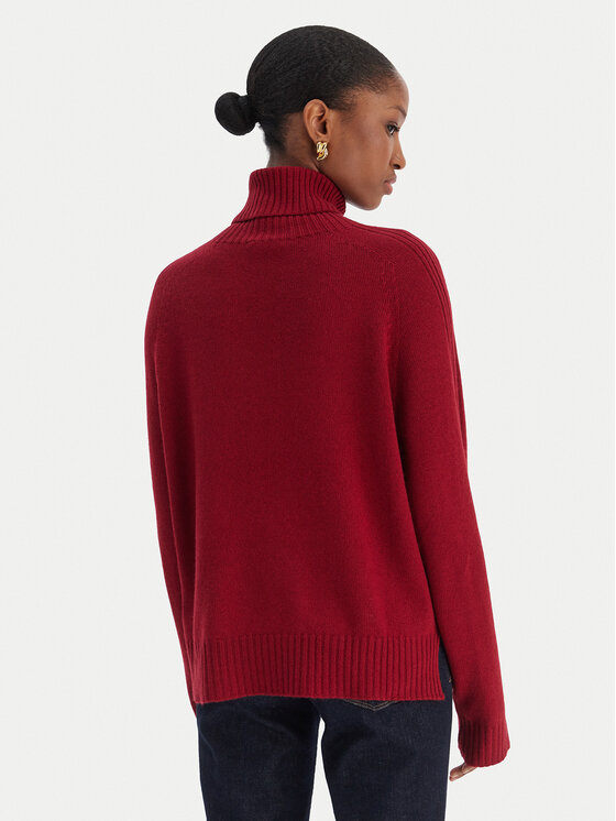 Liu Jo Liu Jo Rollkragenpullover MF5445 MS76L Rot Regular Fit