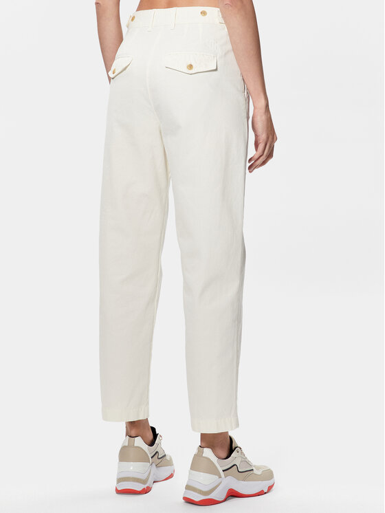 Tommy Hilfiger Tommy Hilfiger Chinos WW0WW38731 Écru Regular Fit