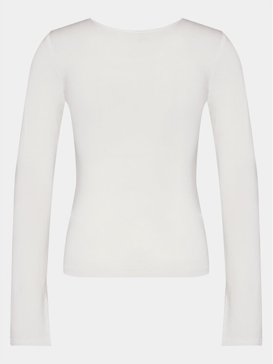 Gina Tricot Gina Tricot Μπλουζάκι 20789 Λευκό Slim Fit