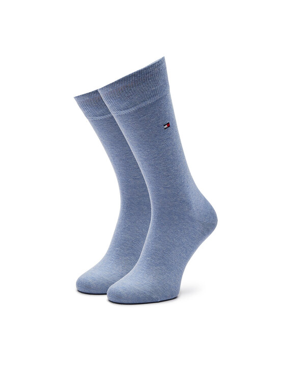Tommy Hilfiger Tommy Hilfiger Набір 2 пар високих чоловічих шкарпеток 371111134 Голубий
