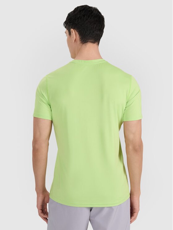 4F 4F Maglietta tecnica 4FWAW25TFTSM1521-42S Verde Regular Fit