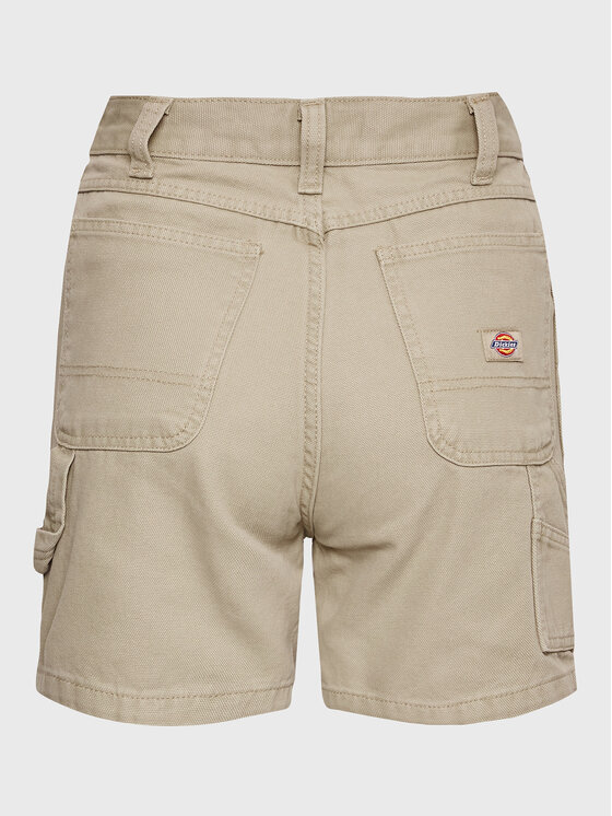 Dickies Dickies Džínsové šortky Duck Canvas DK0A4XRSF02 Béžová Regular Fit