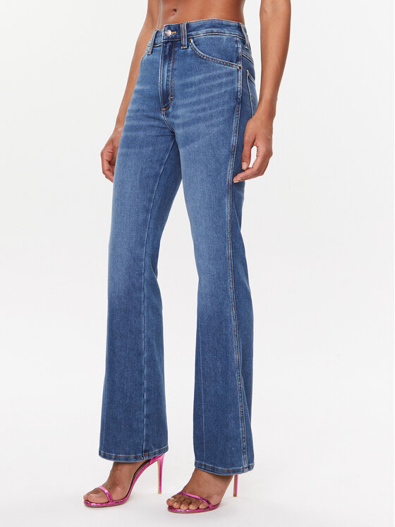 Wrangler Jeans hlače Westward 112346163 Modra Bootcut Fit