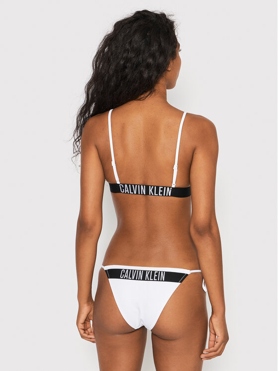 public To adapt mixer Calvin Klein Swimwear Bikini partea de sus KW0KW01851 Alb | Modivo.ro