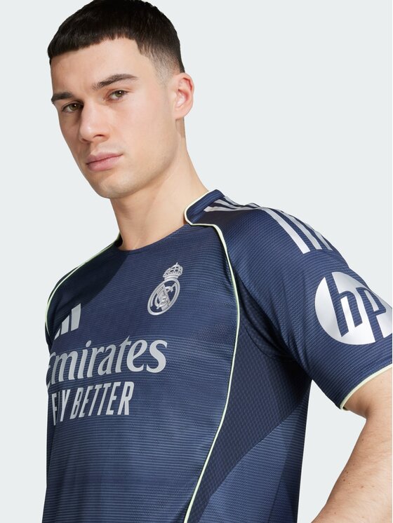 adidas adidas Koszulka techniczna Real Madrid 25/26 Away Authentic Jersey Błękitny Slim Fit