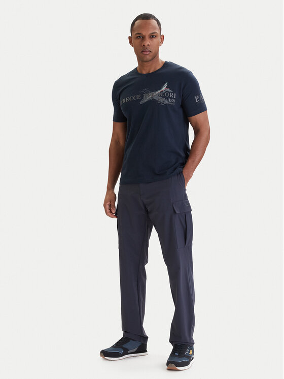 Aeronautica Militare Aeronautica Militare T-Shirt 261TS2541UJ00727 Granatowy Regular Fit