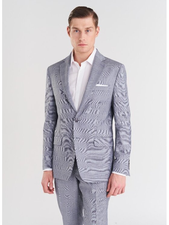 Pako Lorente Pako Lorente Marynarka P24SF-3G-015 Niebieski Slim Fit