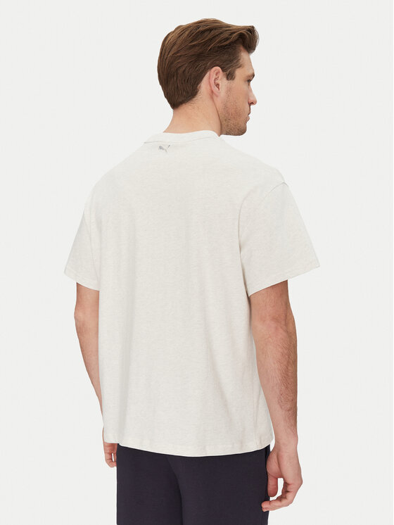 Puma Puma Тишърт Stewie Limitless 630527 Екрю Relaxed Fit