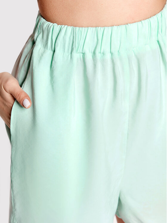 Simple Simple Шорти з тканини SKD004 Голубий Regular Fit