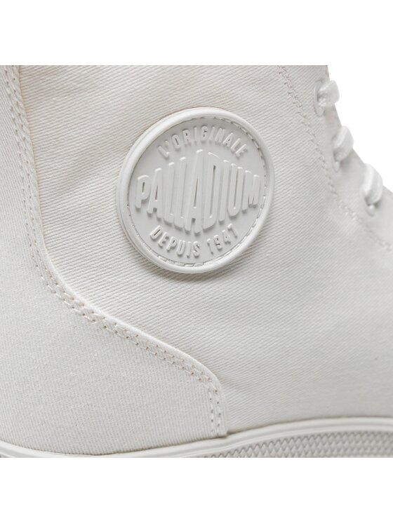 Palladium Palladium Schnürstiefeletten Pallabase Twill 96907-141-M Weiß