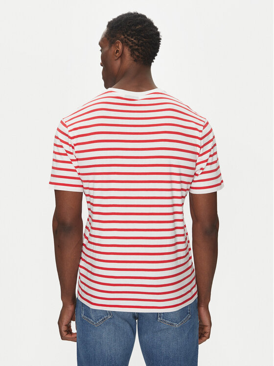 Save The Duck Save The Duck T-Shirt DT1743M BESY20 Rot Regular Fit