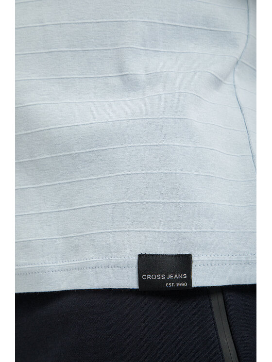 Cross Jeans Cross Jeans Polo 16177-071 Niebieski Regular Fit