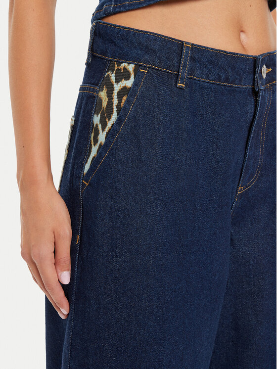 Noisy May Noisy May Jeans hlače 27033508 Mornarsko modra Wide Leg