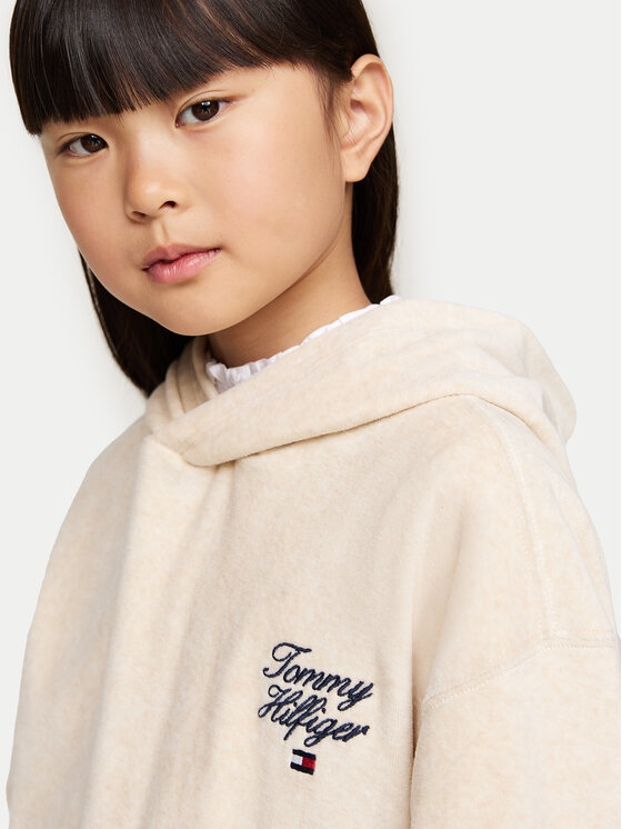 Tommy Hilfiger Tommy Hilfiger Džemperis Script KG0KG08192 Smėlio Regular Fit