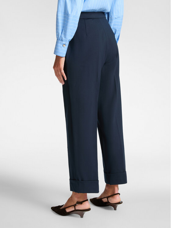 Elena Mirò Elena Mirò Pantaloni di tessuto P801P000340N034 Blu Regular Fit