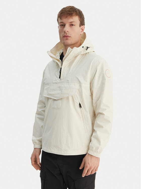 Napapijri Napapijri Anorak stiliaus striukė RF Next WB NP0A4FI3 Écru Loose Fit