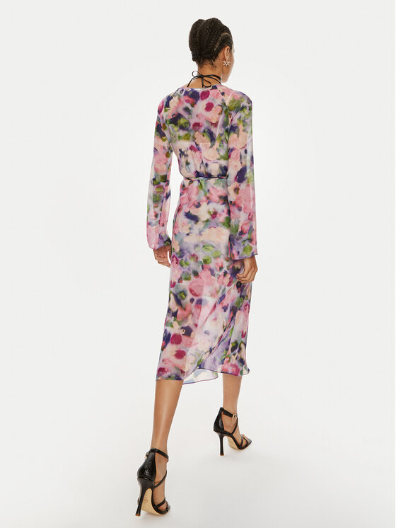 Patrizia Pepe Patrizia Pepe Sukienka codzienna 8A1386 A461-FE83 Różowy Regular Fit