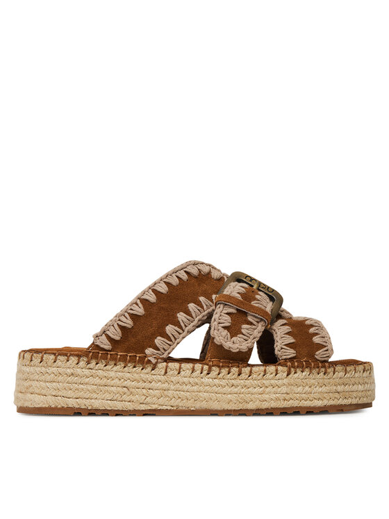 Mou Mou Espadrile Jute sandal MU.SW641003A Rjava