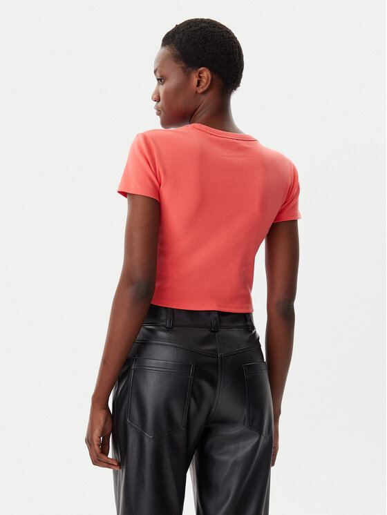 HUGO HUGO Marškinėliai Delanor 50512000 Raudona Slim Fit