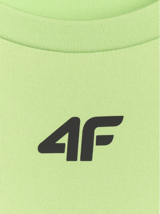 4F 4F Koszulka techniczna MULTI ACTIVE Zielony jasny Regular Fit