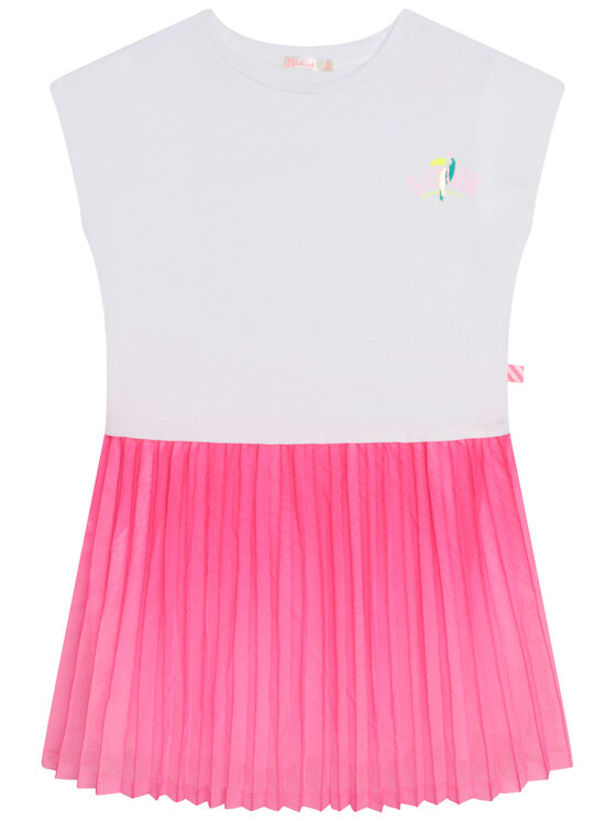 Billieblush Billieblush Kleit U12799 Valge Regular Fit