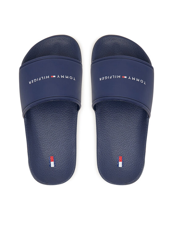 Tommy Hilfiger Tommy Hilfiger Šľapky T3X0-34403-1172 Modrá