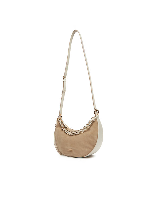 Tommy Hilfiger Tommy Hilfiger Τσάντα Moon Leather Crossover Suede AW0AW17537 Μπεζ
