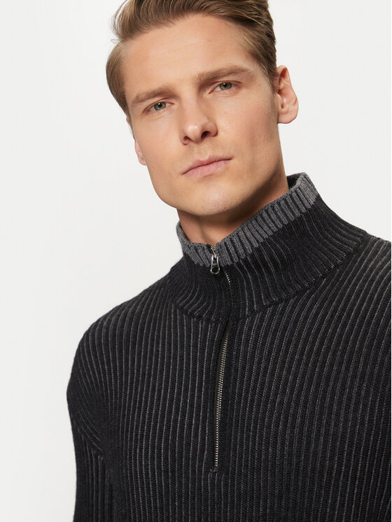 Stone Island Stone Island Пуловер 8115516C1 Сив Regular Fit
