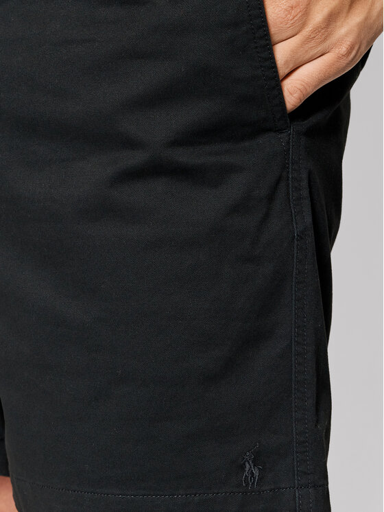 Polo Ralph Lauren Polo Ralph Lauren Kratke hlače iz tkanine 710644995013 Črna Regular Fit