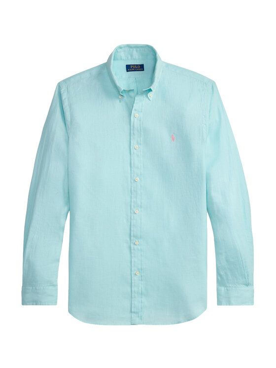 Polo Ralph Lauren Polo Ralph Lauren Πουκάμισο 710968915501 Τυρκουάζ Regular Fit