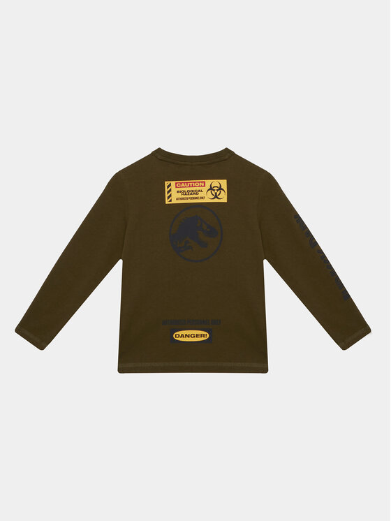 Original Marines Original Marines Majica DDAV2640B Zelena Regular Fit
