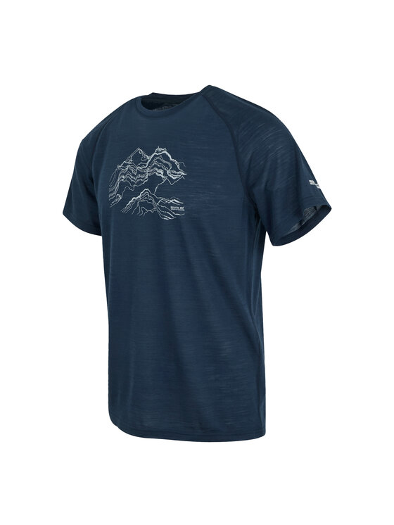 Regatta Regatta T-Shirt Escade Błękitny Short Fit