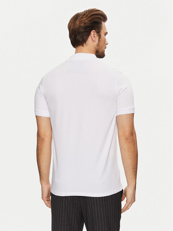 KARL LAGERFELD KARL LAGERFELD Pólóing 745088 551235 Fehér Regular Fit