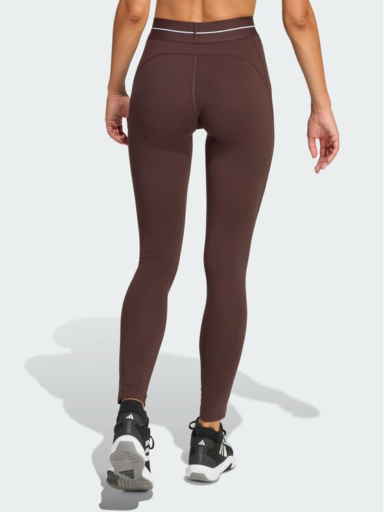 adidas adidas Legginsy 158862 Brązowy Fitted Fit