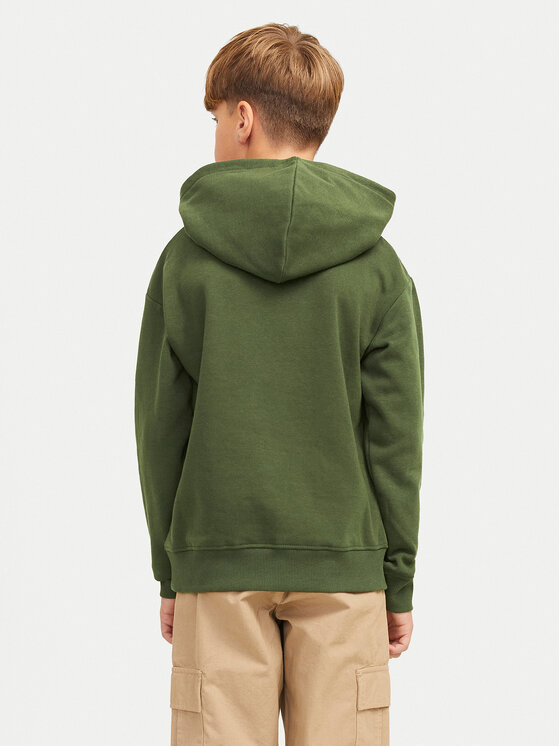 Jack&Jones Junior Jack&Jones Junior Majica dugih rukava Hakkai 12259809 Zelena Loose Fit
