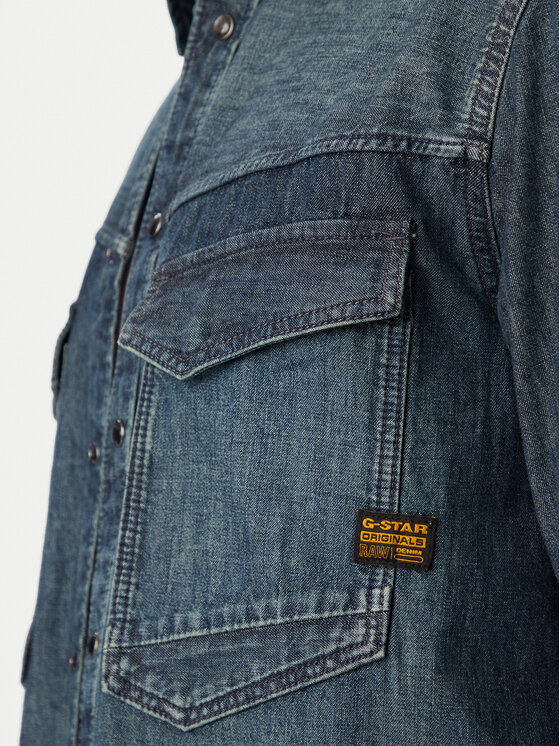 G-STAR G-STAR Jeanshemd Dakota  D23006-D539 Blau Regular Fit