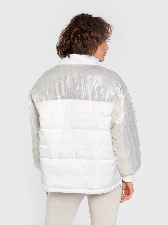 Liu Jo Sport Liu Jo Sport Zimska jakna TF2259 T4558 Bijela Relaxed Fit