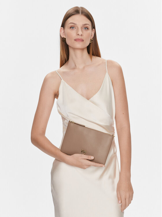 PINKO PINKO Borsetta Flat Classic AI 23-24 PCPL 100455 A0F1 Beige