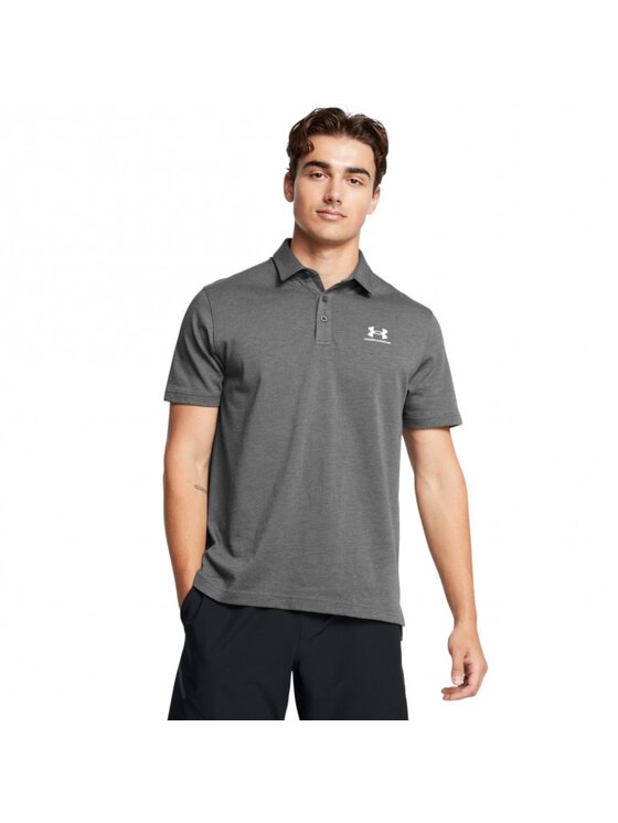 Under Armour Under Armour Polo 1386608 Szary Relaxed Fit