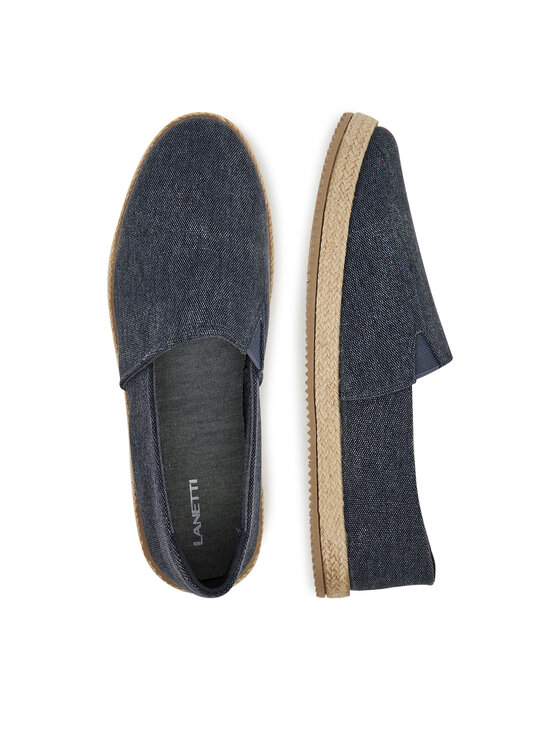 Lanetti Lanetti Espadryle MF1594-1 Niebieski