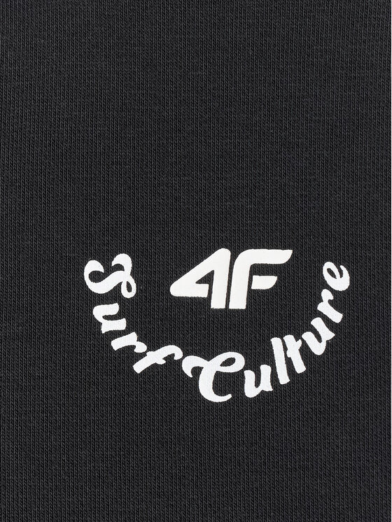 4F 4F Bluza SKATE & RIDE Czarny Loose Fit