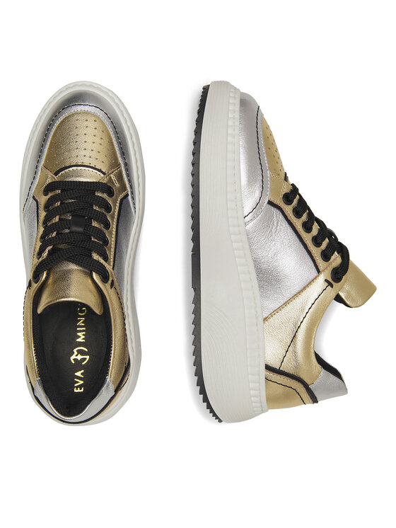 Eva Minge Eva Minge Sneakers VANESSA-0481 Silberfarben