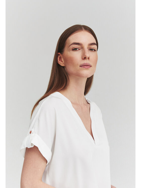 TATUUM TATUUM Halenka ALEA 3 Bílá Loose Fit