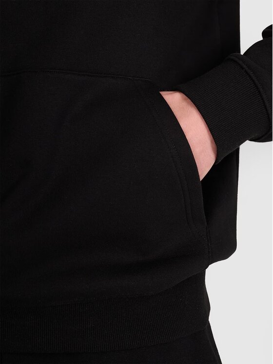4F 4F Bluza 4FWMM00TSWSM1766-20S Czarny Regular Fit