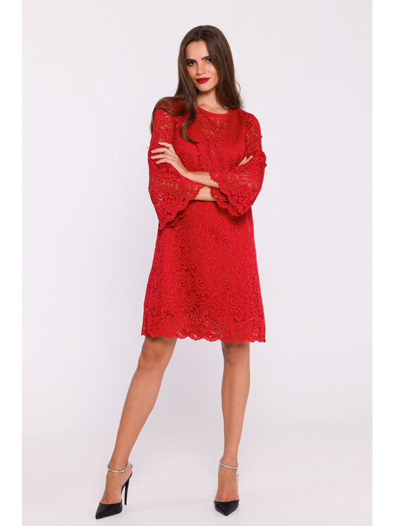 Stylove Stylove Večerní šaty s380 Červená Ladies Fit