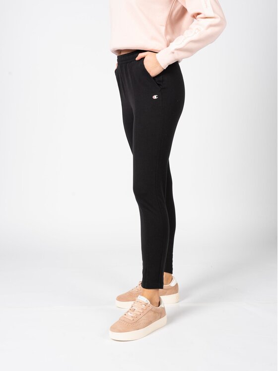 Champion Champion Kalhoty z materiálu 115408 Černá Slim Fit