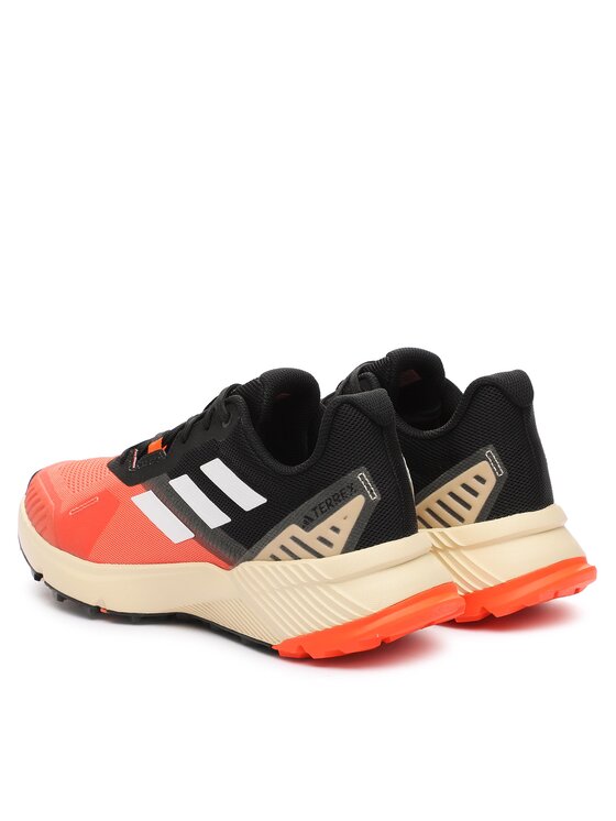 Adidas running shoes black and orange store