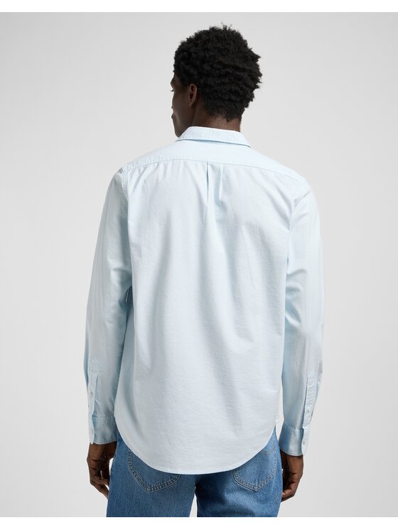 Lee Lee Camicia Patch Shirt Blu Regular Fit