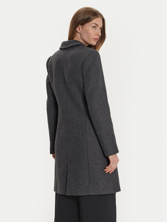 Morgan Morgan Wollmantel 242-GLAM Grau Regular Fit